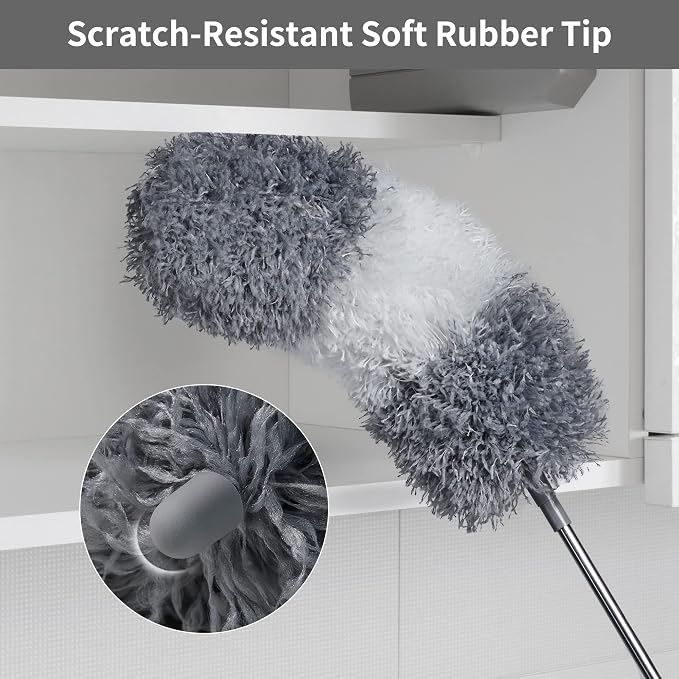 BOOMJOY Microfiber Feather Duster 7PCS, Bendable Dusters - Image 3