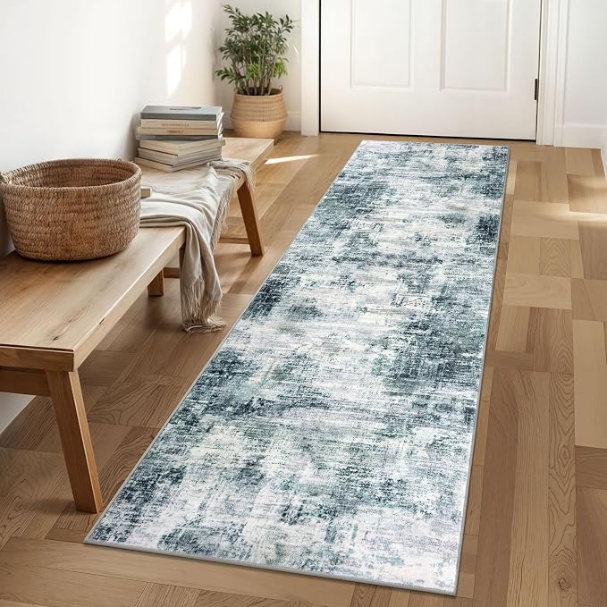 IOHOUZE Abstract Runner Rug 2x6 Ft Washable Runners by iOhouze