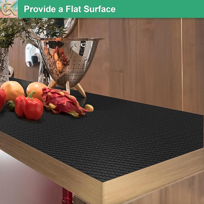 Self-Adhesive Shelf Liner Kitchen Liner, Waterproof Backed Paper Easy Peel and