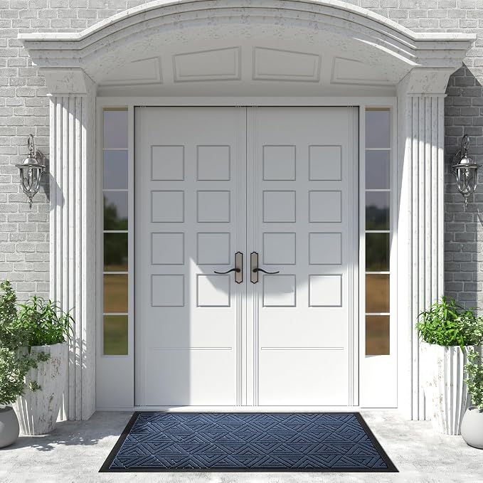 Yimobra Extra Large Door Mat 60x32, All-Weather Waterproof Non-Slip Welcome - Image 3