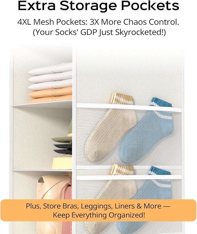 Extra Deep Hanging Closet Organizer - Image 6