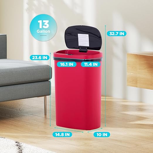Automatic Motion Sensor Bathroom Trash Can - Image 7