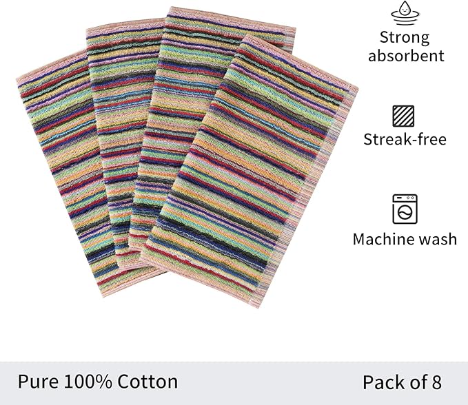 Oeleky Kitchen Dishcloths for Washing Dishes, Ultra Absorbent Dish Rags - Image 3