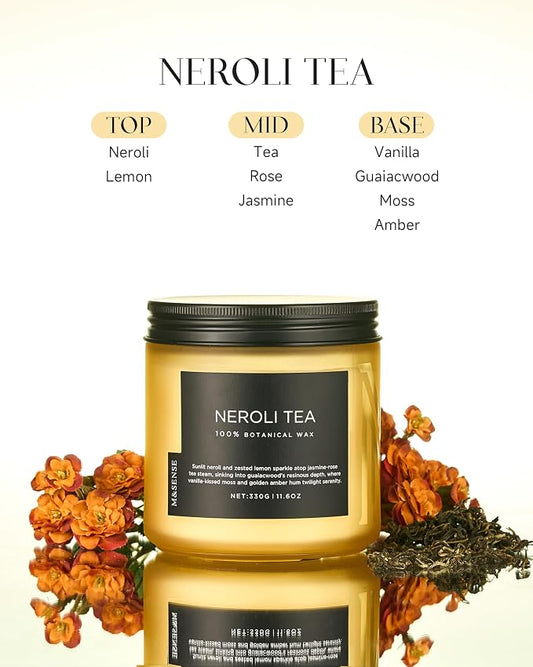 M&SENSE Neroli Tea Scented Candle - Image 2