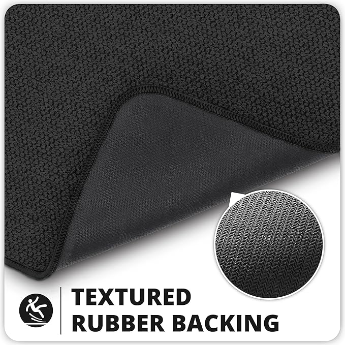 Bath Mat, Ultra Thin Bathroom Rugs, Rubber Bath Mats - Image 4