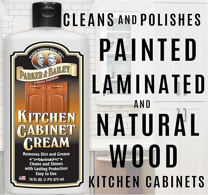 Parker and Bailey Kitchen Cabinet Cream-Wood Cleaner-Grease Remover 16 oz - Image 5