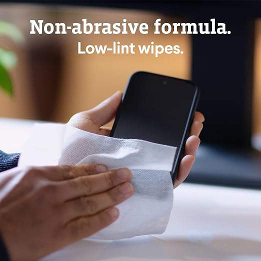 CloroxPro Clorox Screen+ Sanitizing Wipes, Bleach Free Cleaning Wipes, Citrus - Image 7