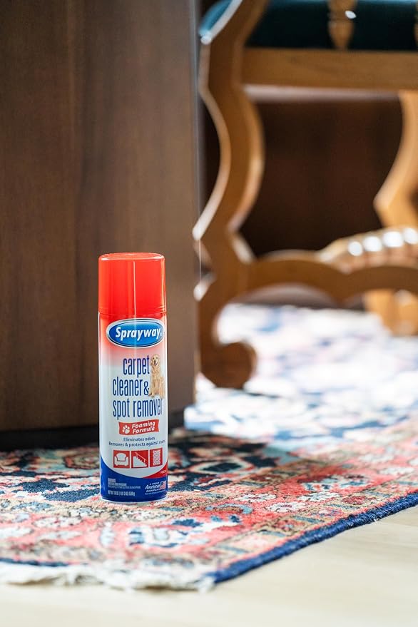 Sprayway Carpet Cleaner, Foaming Action | Deep Cleans Carpets & Upholstery | - Image 4