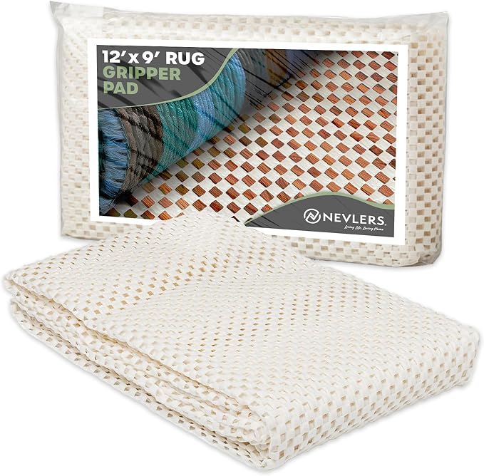 Nevlers 9'x12' White Rug Gripper by Nevlers