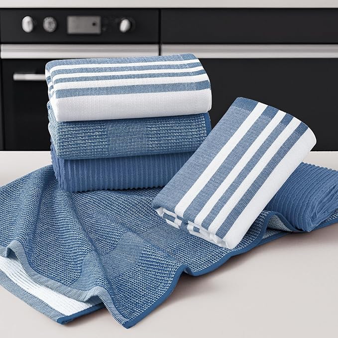 Homaxy Premium Kitchen Towels, Large Cotton 380 GSM Kitchen Hand Towels - Image 5