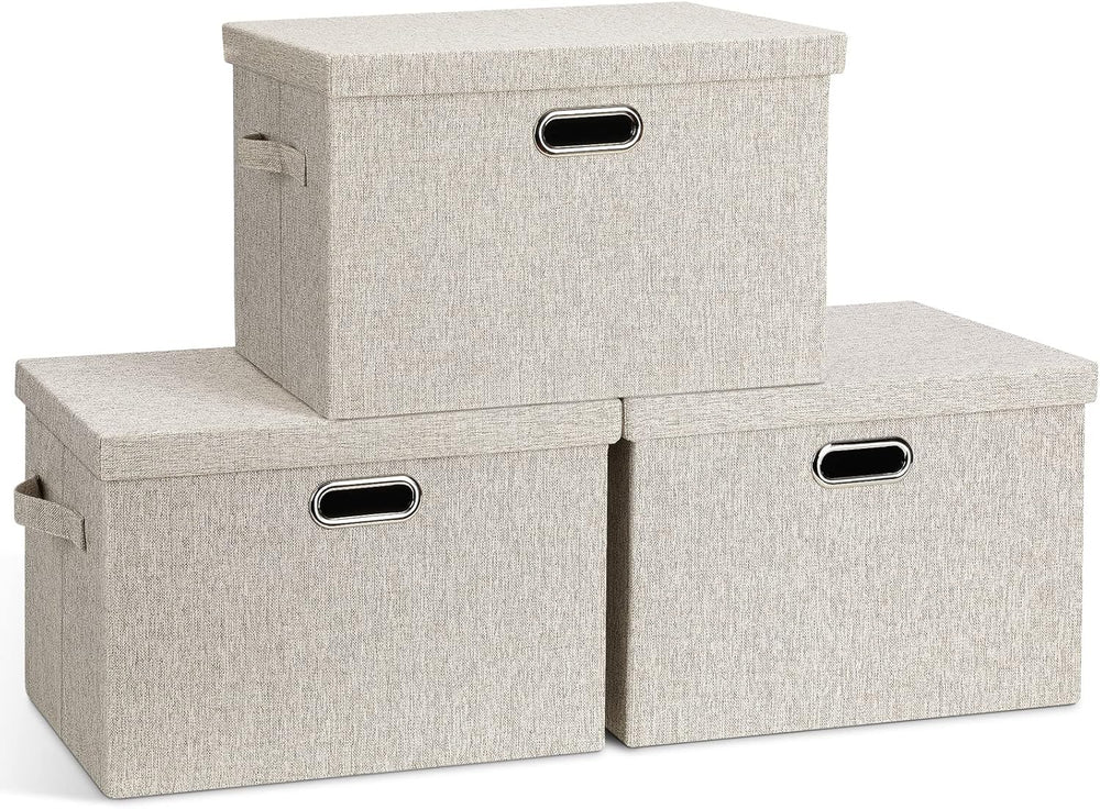 Large Quart Collapsible Stackable Storage Bins