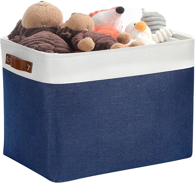DULLEMELO Large Storage Baskets, Fabric Storage Bins by DULLEMELO