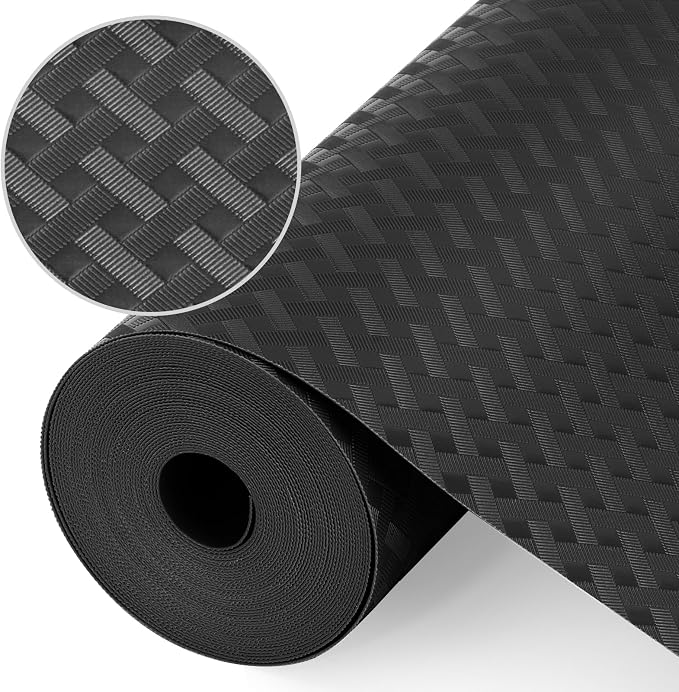 Shelf Liners, Non-Adhesive Drawer Liner, Waterproof & Oil-Proof Kitchen Cabinet by Origuuds
