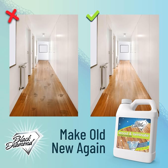 Black Diamond Stoneworks Wood & Laminate Floor Cleaner- Ready to Use Non-Toxic - Image 5