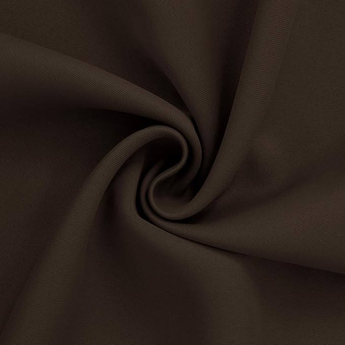 BGment Brown Blackout Curtains for Kitchen Cafe Window - Image 7