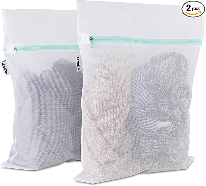 Mesh Laundry Bag for Delicates, Wash Bag for Underwear and Lingerie, Makeup by Mamlyn