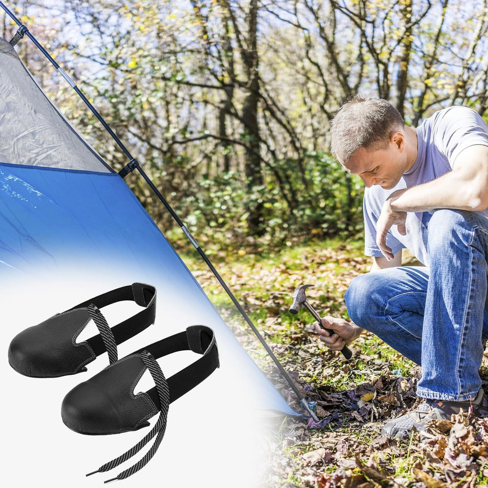 QWORK Steel Toe Cap Safety Overshoes, Anti-Smash Workplace Cover for Men &amp...