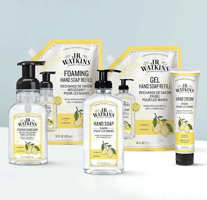 J.R. Watkins Gel Hand Soap Refill Pouch, Scented Liquid Hand Wash - Image 3