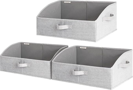 StorageWorks Closet Storage Bins, Trapezoid Organizer Box by StorageWorks