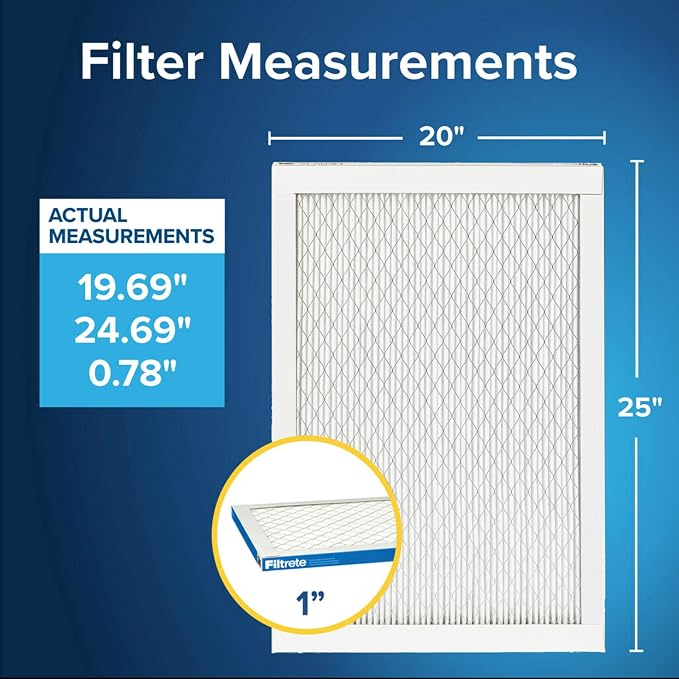 Filtrete 20x25x1 AC Furnace Air Filter, MERV 13, MPR 1900, Premium Allergen - Image 2