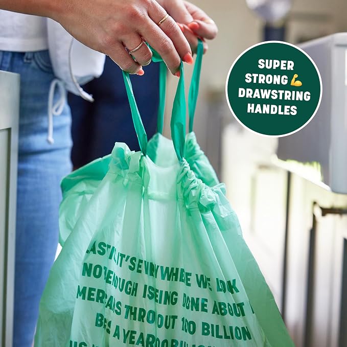 HoldOn 13-Gallon Trash Bags – Plant-based Tall Kitchen Trash Bags - Image 5