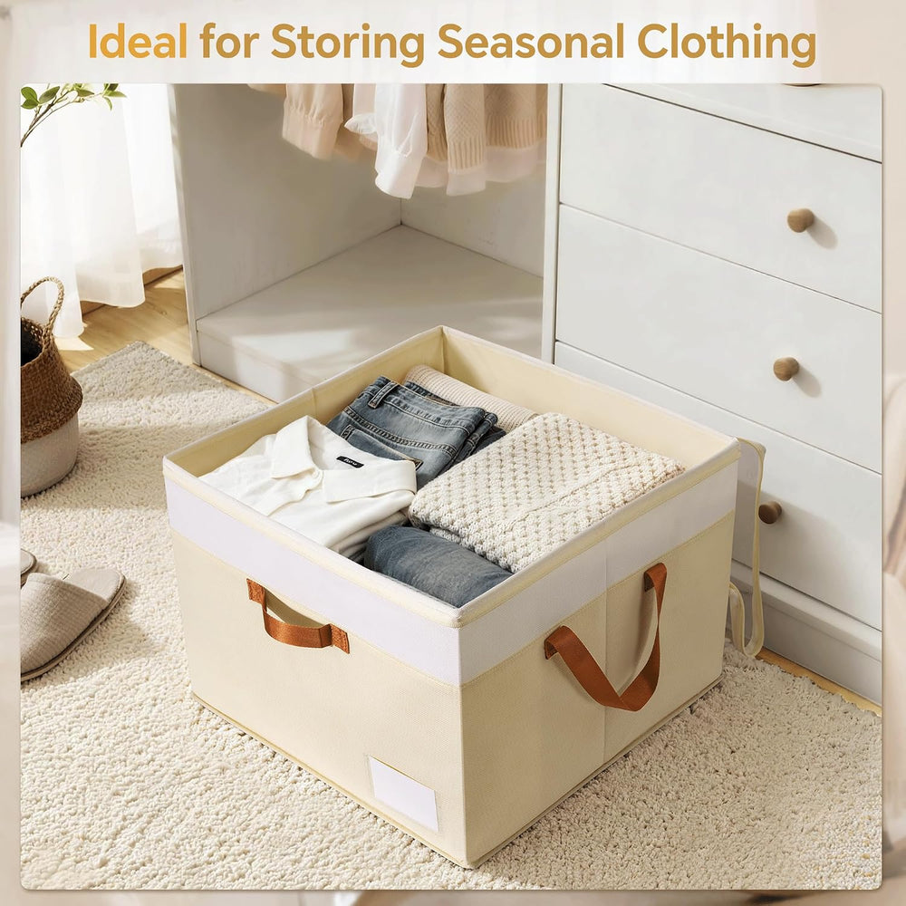 Criusia Shoe Organizer for Closet, 2 Pack Foldable Shoe Storage Organizer Box...