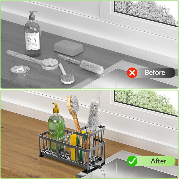 Self-Draining Kitchen Sink Caddy - Image 6