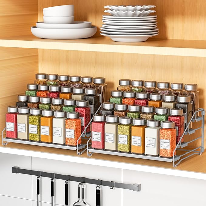 RCHYFEED 4 Tier Spice Rack Organizer, Spice Organization - Image 9