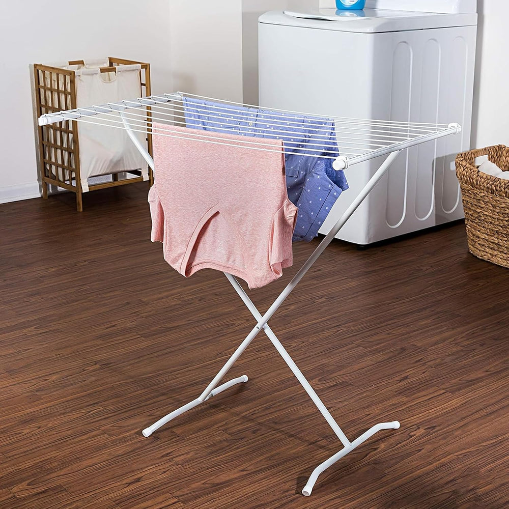 Honey-Can-Do Collapsible Clothes Drying Rack – Sturdy Metal X-Frame, Space-Sa...