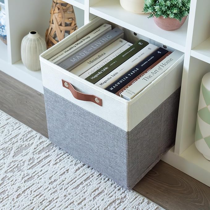 OrganiHaus 12x12 Fabric Storage Bins - Image 5