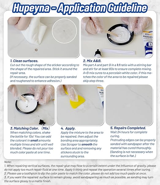Fiberglass Repair Kit, Bathtub Repair Kit - Image 5