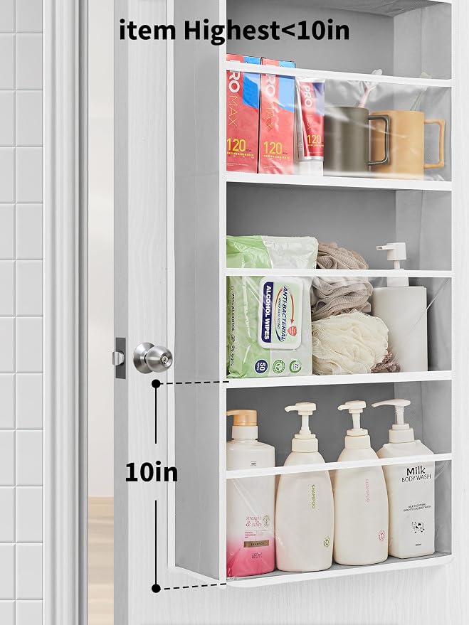 JARLINK 2 Pack Toy Stuffed Animal Storage, Over The Door Organizer W/Clear View - Image 4