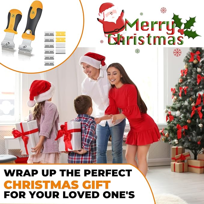 MulWark Razor Blade Scraper | 2 Handles Razor Scraper Set - Image 8