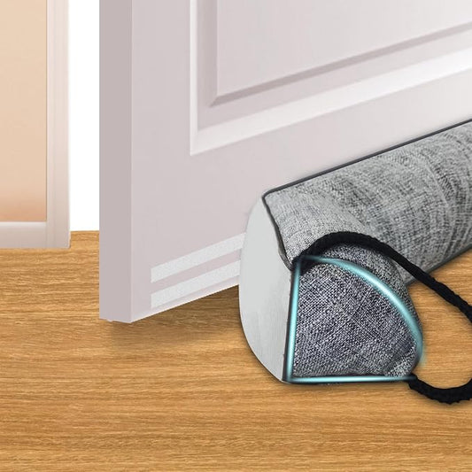 QUOLIX Triangle Under-Door Draft Stopper, 38 Inch Noise Blocker, Weighted by QUOLIX