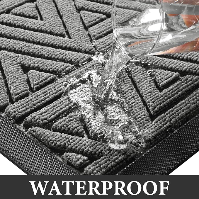 Yimobra Large Door Mat 47x24, All-Weather Waterproof Non-Slip Welcome Matt - Image 8