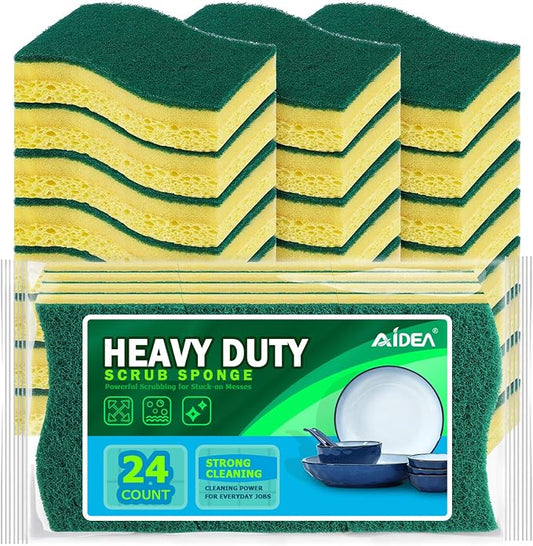 AIDEA Heavy-Duty Scrub Sponges, Sponge by AIDEAHOME