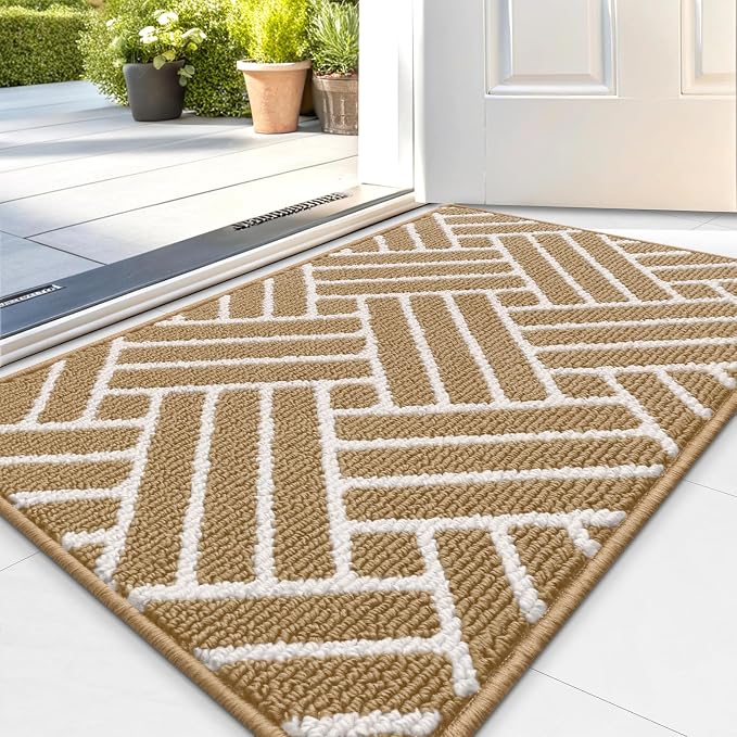 OLANLY Indoor Door Mat, 32x20 Inch, Dirt Resistant and Absorbent, Non-Slip by OLANLY