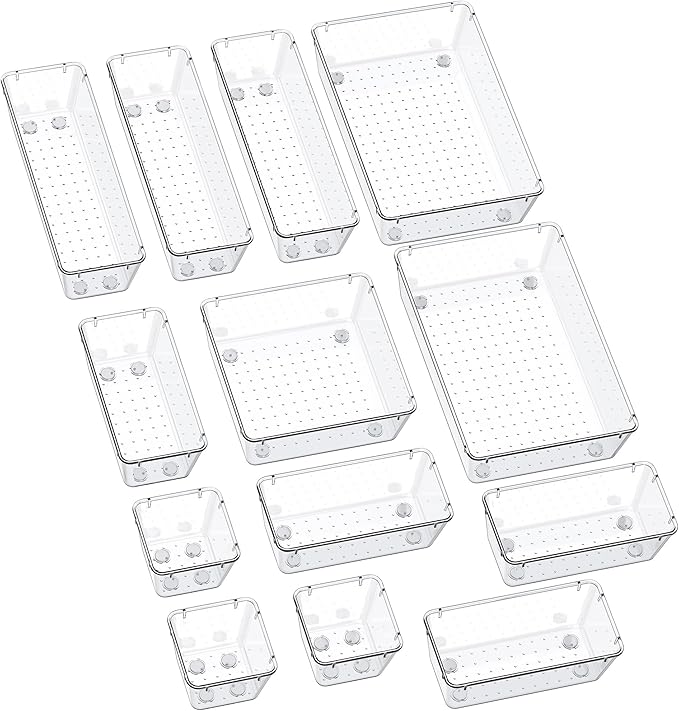 SMARTAKE 13-Piece Drawer Organizers by SMARTAKE