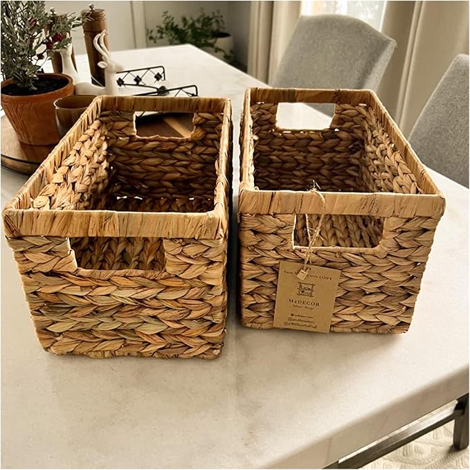 Set of 3 Wicker Storage Baskets - Image 6