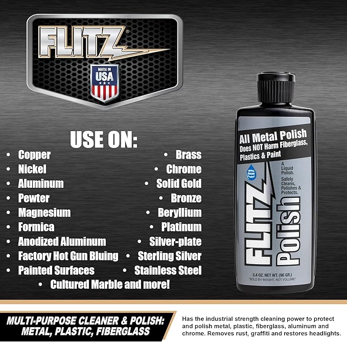 Flitz Multi Purpose Metal Polish Liquid - Image 2