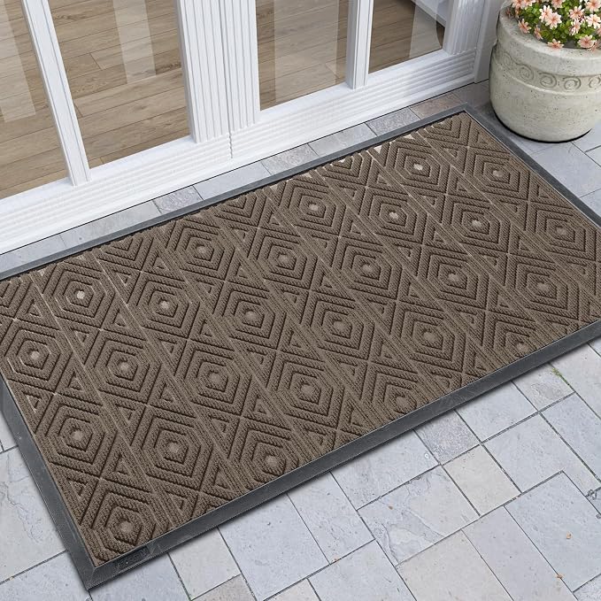 Yimobra Door Mat, Outdoor Indoor Entrance Welcome Mat, Heavy Entry Front Door by Yimobra