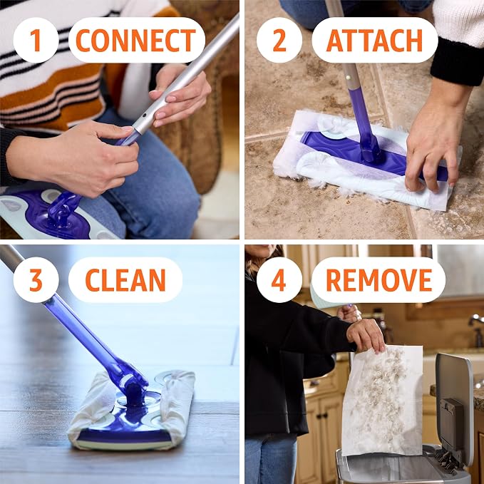 Amazon Basics Wet & Dry Sweeper Kit Pack of 1 - Image 5