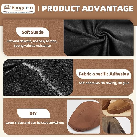 Suede Repair Patch, 17X79 Inch Fabric Large Repair Tape, Self-Adhesive Patches - Image 3
