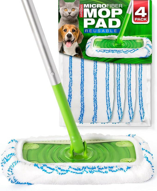 Microfiber Reusable Mop Pads Compatible by Millifiber