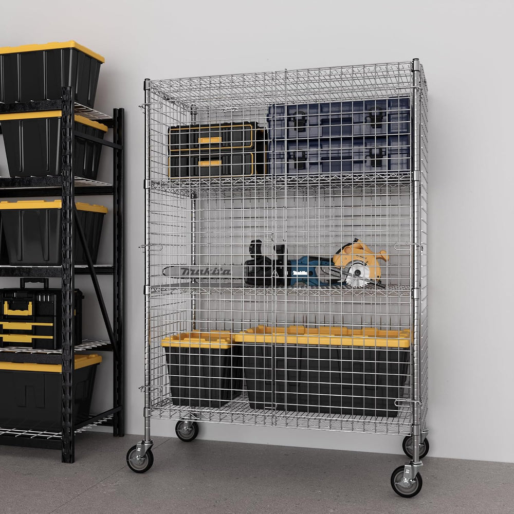 18" W x 60" L x 69" H Heavy Duty Utility Commercial Grade Meta...