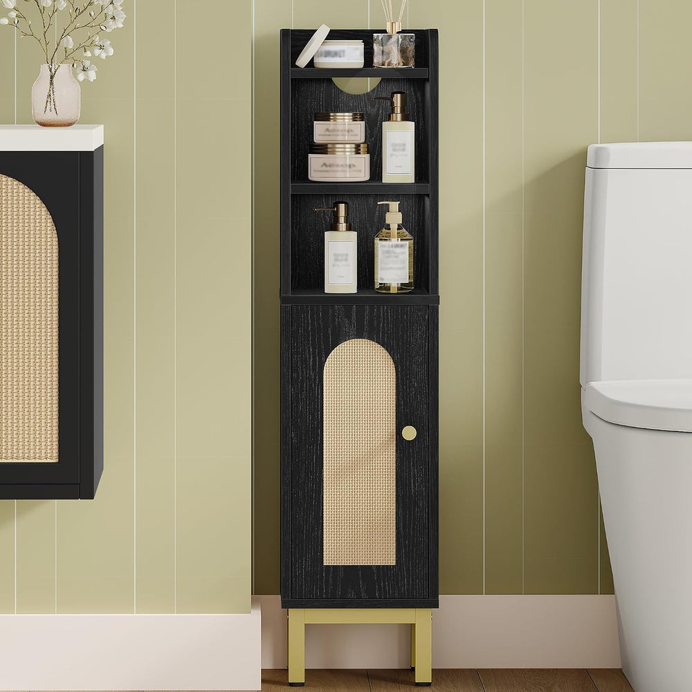 Hzuaneri Bathroom Storage Cabinet, Small Corner Floor Cabinet
