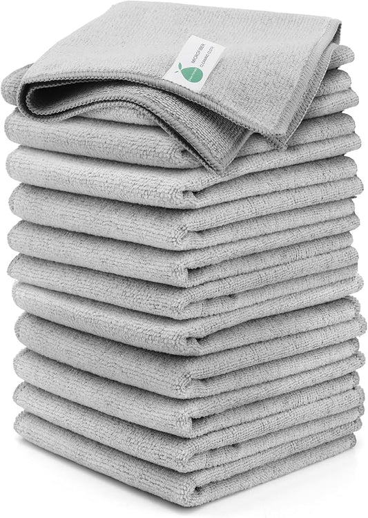 Microfiber Cleaning Cloths by GREENPOMELO