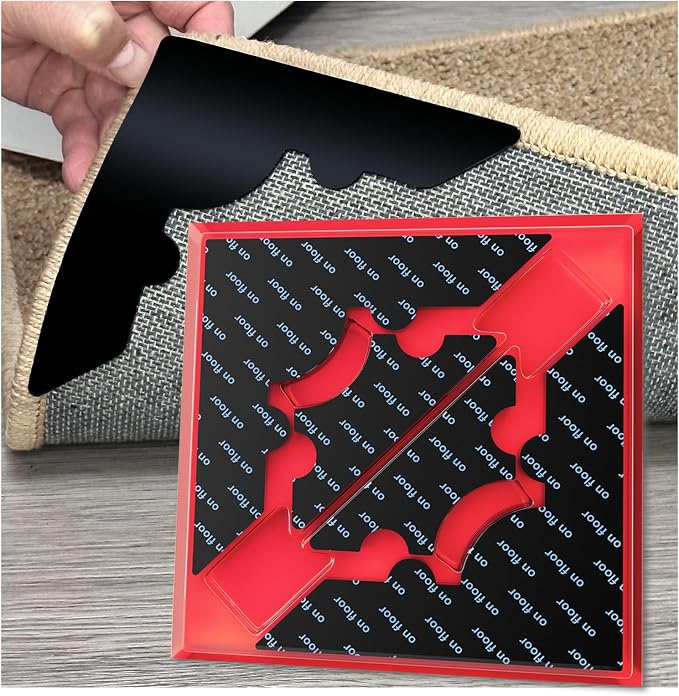Rug Non Slip Grippers, Reusable Rug Tape Pads by Tikfoam