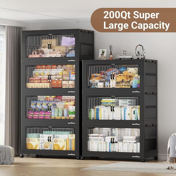 BROVIEW 800Qt Extra Large Stackable Storage Bins - Image 8