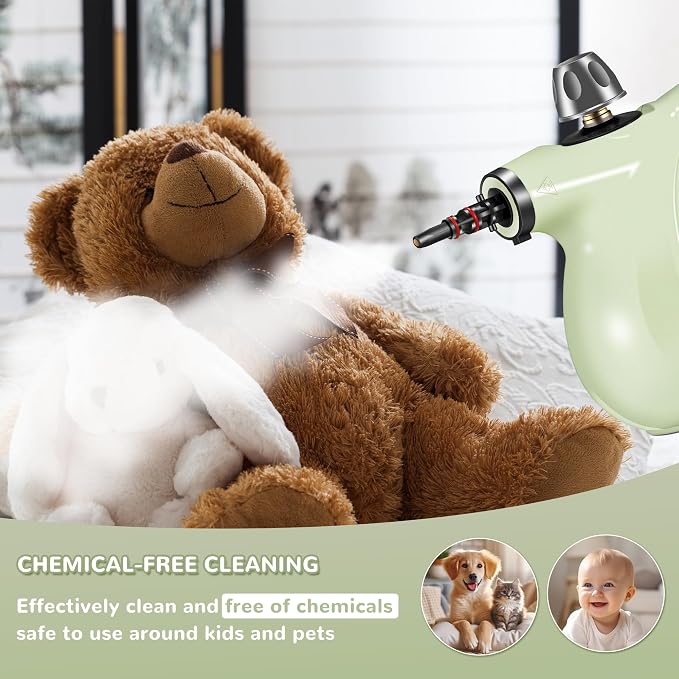 Spurgehom Handheld Steam Cleaner, Portable Steamer - Image 2